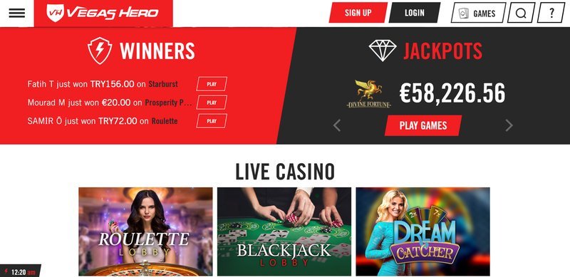 When I First Hit the Jackpot at Vegashero Casino UK